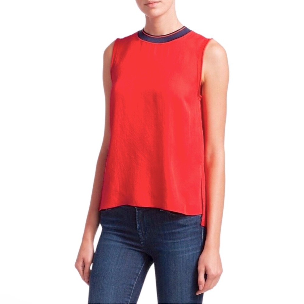 Rag & Bone Nick Ringer Sleeves Tank Top Size M